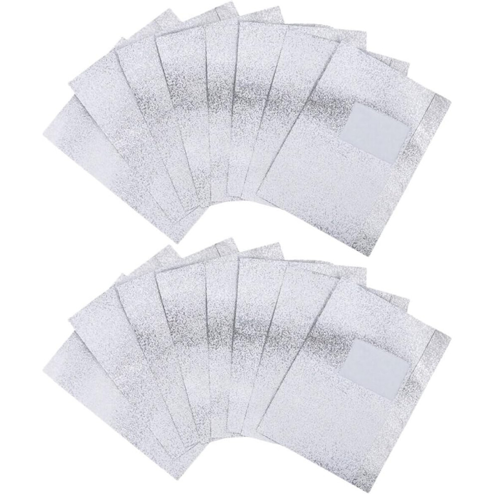 Hkhbjs 100Pcs Gel Polish Remover Nail Foil Wraps With Cotton Pads Manicure Nail Cleaning Tool