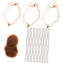 Ballet Bun Hair Nets for Women Elastic Hair Net Covers Natural Invisible for Dance Work