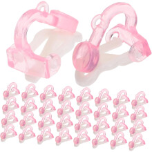 100 Stück Kinder-Ohrclips aus Kunststoff, hübsches Design, rosa, kreativ, zart und modisch