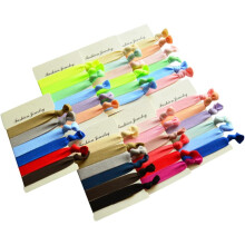 50 pezzi di elastici per capelli con nodo solido, elastici per coda di cavallo, anelli elastici per ragazze e donne, accessori