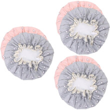 6er-Pack elastische Badehauben für Jungen, Mädchen und Damen – Haarschutz, niedliche Duschhauben