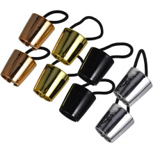 8 accessori per capelli da donna: fermacoda, elastici per capelli, scrunchies, supporto per coda di cavallo.