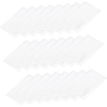 2 Stück weißes Organzaband mit Kunstperlenkante, 4 cm x 5 m, transparentes Fischschwanz-Netzband