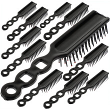 24-teiliges Set Haarmassagekämme aus Kunststoff zum Entwirren und Stylen