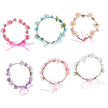 6er-Pack Haarbänder mit künstlichen Blumen für Mädchen und Frauen, geeignet für Hochzeiten, Partys und Geburtstage