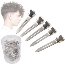 100 Stück kleine Haarspangen aus Edelstahl, tragbare Haarklammern
