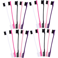 24 piezas de cepillo para cejas, brocha de maquillaje para alisar las cejas, peine para pestañas, herramienta para el cuidado de las pestañas