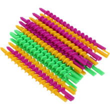 40pcs Spiral Hair Perm Rods for Women Curly Hair Roller Small Perm Rods Spiral Design Random Color
