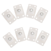 8 Stück selbstklebende Rollen für Boxböden, geeignet für Geräte und Aufbewahrungsboxen