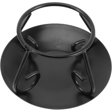 Topfhalter/Kesselgestell aus Gusseisen, rutschfest, hitzebeständig, schwarz