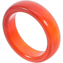 Natürlicher Karneol-Achat-Ring für Damen, eleganter roter Kristallring, modisches Schmuckstück, geeignet für Geburtstag und Halloween