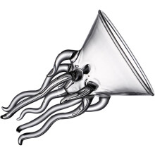 Cocktailglas mit Oktopus-Motiv, 150 ml, wiederverwendbar, elegant