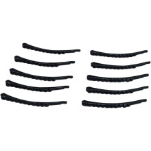 40 Strass-Haarnadeln, einreihige Pony-Clips, schwarze Haaraccessoires für Damen, Styling-Nadeln für lockiges und glattes Haar