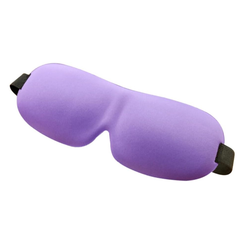 Hkhbjs Purple/Light 3D Contoured Sleep Mask Soft Block Eye Mask For Sleeping And Travel