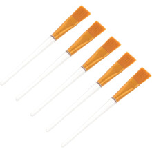5-teiliges Gesichtsmaskenpinsel-Set mit synthetischen Borsten und Kunststoffgriffen