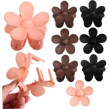 9 elegante Haarnadeln mit Blumenmuster für Damen und Mädchen, matte Blumen-Haarspangen, hübsche Haaraccessoires für verschiedene Anlässe