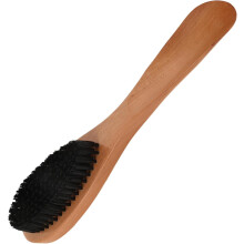 Solid Wood Shoe Brush Boot Cleaning Brush Shoe Polishing Tool Bristles for Sneakers Brushing Use