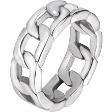 Titanstahl-Gliederkette für Herren, massives Edelstahl-Panzerkettenarmband