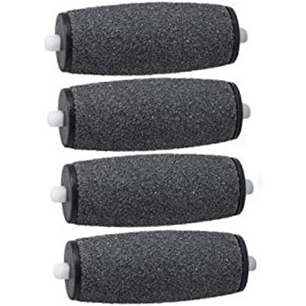 Hkhbjs Black 4Pcs Foot File Roller Extra Coarse Replacement Rollers For Electronic Pedicure Foot Files Suitable