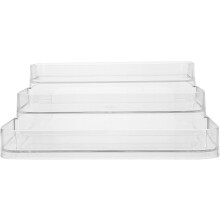 Schreibtischablage aus Acryl mit 3 Ebenen – schlichtes, elegantes und multifunktionales Design – Organizer für Büroartikel
