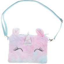 Einhorn-Plüschtasche, Schultertasche für Jungen und Mädchen mit Regenbogenriemen, perfekt für Mädchenpartys und Geburtstage