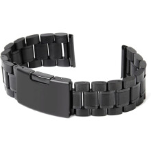 Stück Edelstahl-Uhrenarmband mit massiven Gliedern für Uhren mit geraden Federstegen
