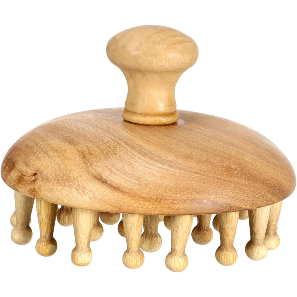 Hkhbjs Wooden Scalp Massage Comb Wide Tooth Anti-Static Hair Brush Comfortable Head And Body Relaxation Tool