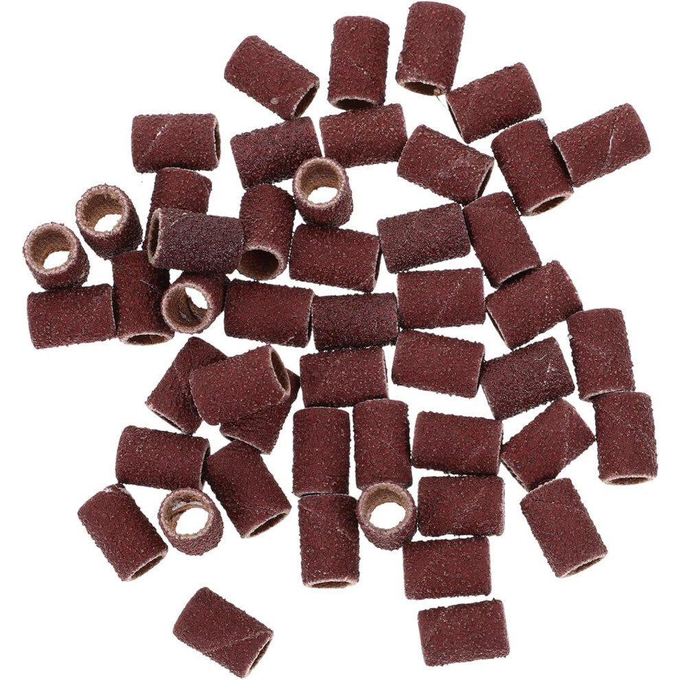 Hkhbjs Grinding Machine Grinding Ring Grit Sanding Bands For Nail Drill Cylindrical Abrasive Sleeves For Manicure Tools