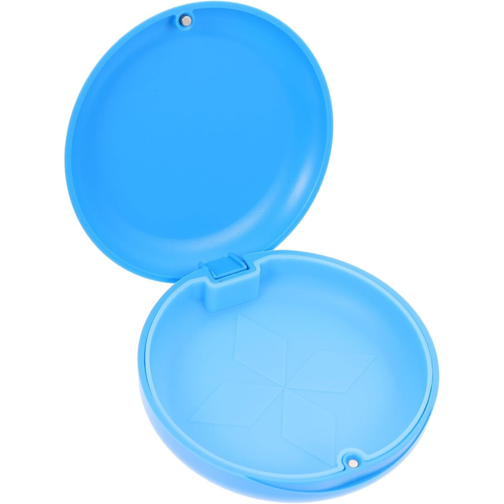 Hkhbjs Dust Braces Box Portable Case For Dental Retainer Includes Silicone Pad For Travel And Storage As Denture Box