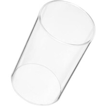 Kerzenschirm aus Glas, Kerzenhalterhülse, zylinderförmig, schlicht, vielseitig, aus hochwertigem Borosilikatglas