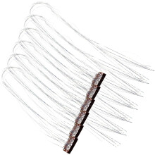 6-teiliges Haaraccessoires-Set für Mädchen, Glitzer-Haarspangen, Haarverlängerungen mit Clips