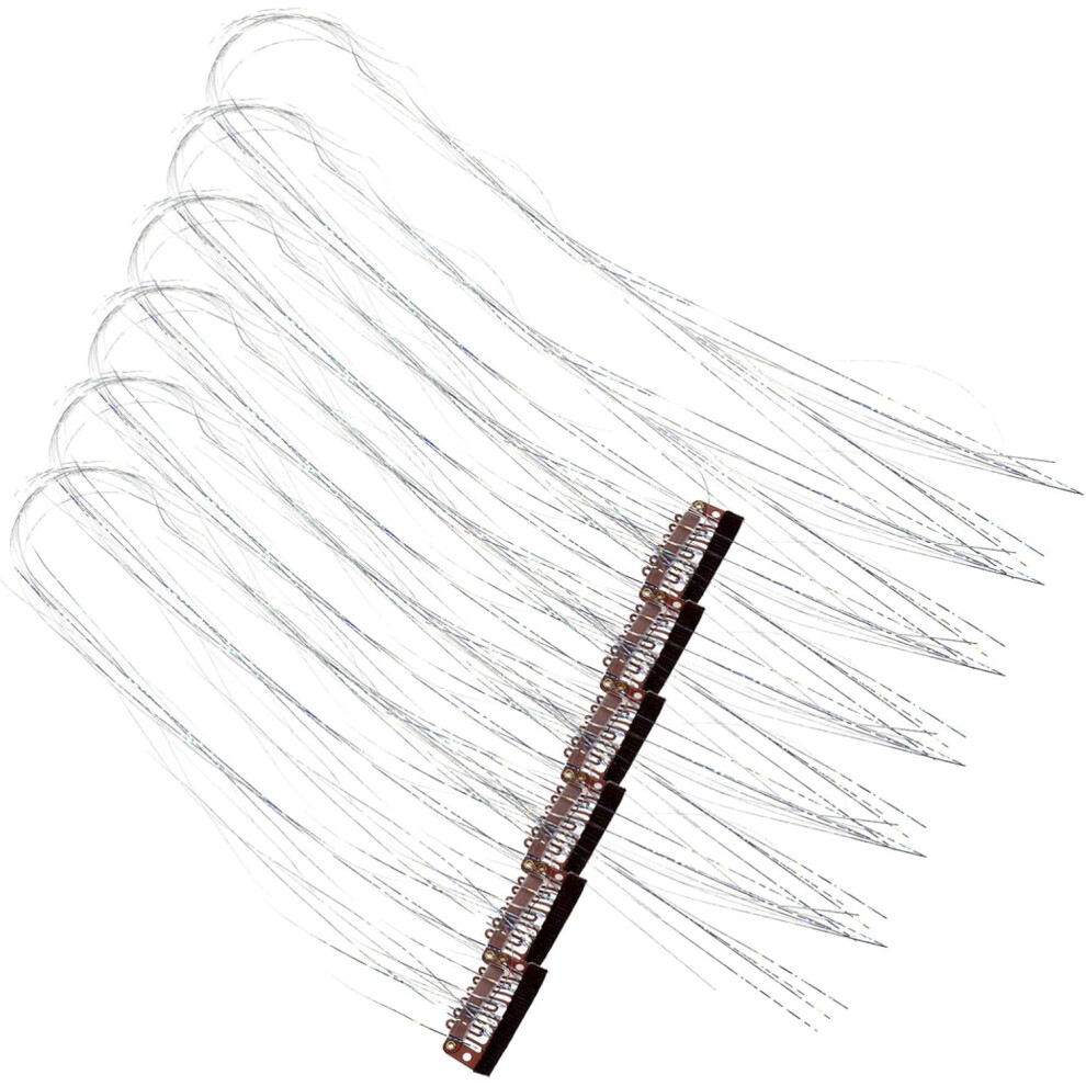 Hkhbjs Unisex 6Pcs Hair Accessories Girls Glitter Hair Tinsel Women Clip Wig Extension