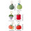 Decorative Keyring Light Weight Keychain Desk Organizers-Type 6 4