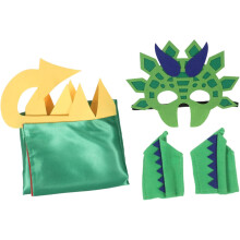 Kostým dinosaura pre chlapcov a dievčatá, halloween, plášť s kapucňou, maska dinosaura