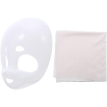 2 Stück unbemalte, leere Fursuit-Kopfmasken, Tierkostümmasken, pelzige Halloween-DIY-Cosplay-Requisiten