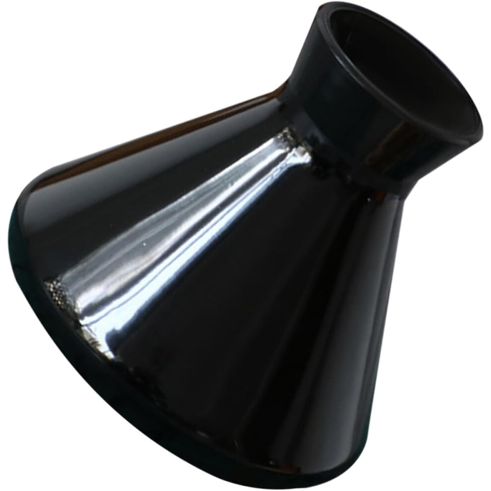 Hkhbjs Nordic Style Glass Aromatherapy Diffuser Bottle Perfume Container Black Bell Shape