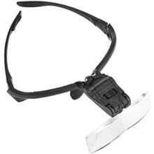 5pcs Loupe lupa óculos óculos visão lupa suporte banda de cabeça w lentes