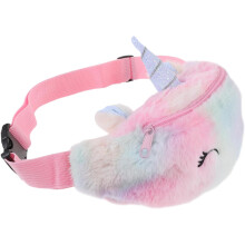 Plüsch-Bauchtasche für Damen, Mädchen, Einkaufstasche, Kosmetikaufbewahrung, quer über den Körper tragbar, verschiedene Ausführungen