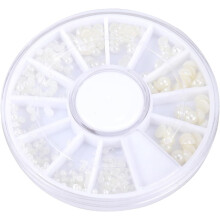 200 st. Pärlnagelklistermärken DIY-nagelkonstklistermärken Pärlstenar Manikyrtippdekaler för presskit