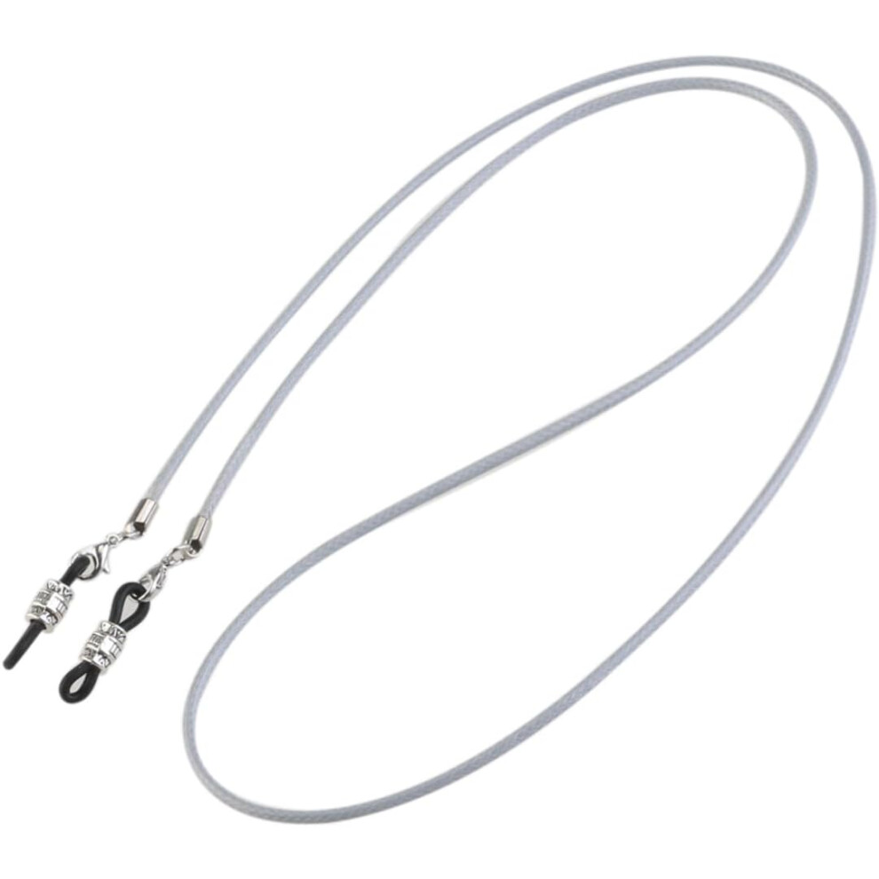 Hkhbjs Wax Eyeglasses Chain Adjustable Silicone Ends Non-Slip Eyeglass Chain Strap Delicate Simple