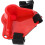 Visriem met gesp, rood, verstelbare hengelhouder. 1