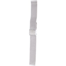 Edelstahl-Mesh-Uhrenarmband, Metallarmband, Haifisch-Mesh-Uhrenarmband für Sportuhren, kurzes Muster