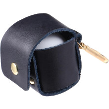 Cowhide Mini Ball Bag Golf Storage Bag Compact Ball for Container Use During Travel Storage