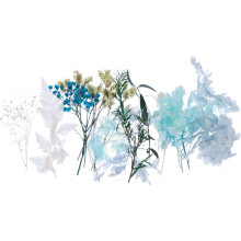 Trockenblumen-Prägematerial, Trockenblumen-DIY-Material, Dekoratives Naturmaterial