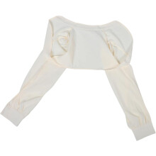 Elegante top corto da donna con colletto finto, manica a manica, colletto traforato, versatile per camicetta da indossare a strati