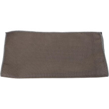 40x40cm Graues Mikrofasertuch mit Waffelmuster, hoch saugfähig für die Autowäsche und -trocknung