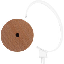 Uhrenständer mit Holzsockel, Schmuckregal, universeller Acryl-Uhrenhalter
