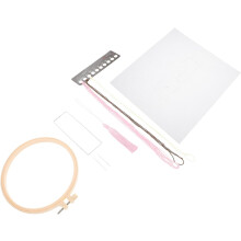 Stickmaterial-Set, DIY-Stickerei-Bastelset, Nähzubehör für Anfänger