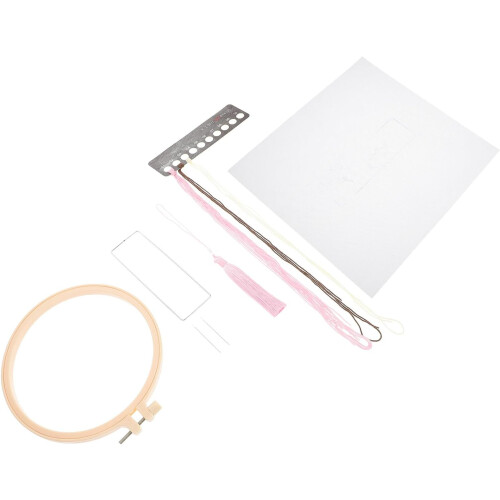 Embroidery Material Package DIY Embroidery Crafts Sewing Materials for Beginners Craft Kit