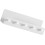 White Wall Mounted Key Holder Solid Pp Material Extra Storage Key Organizer 1